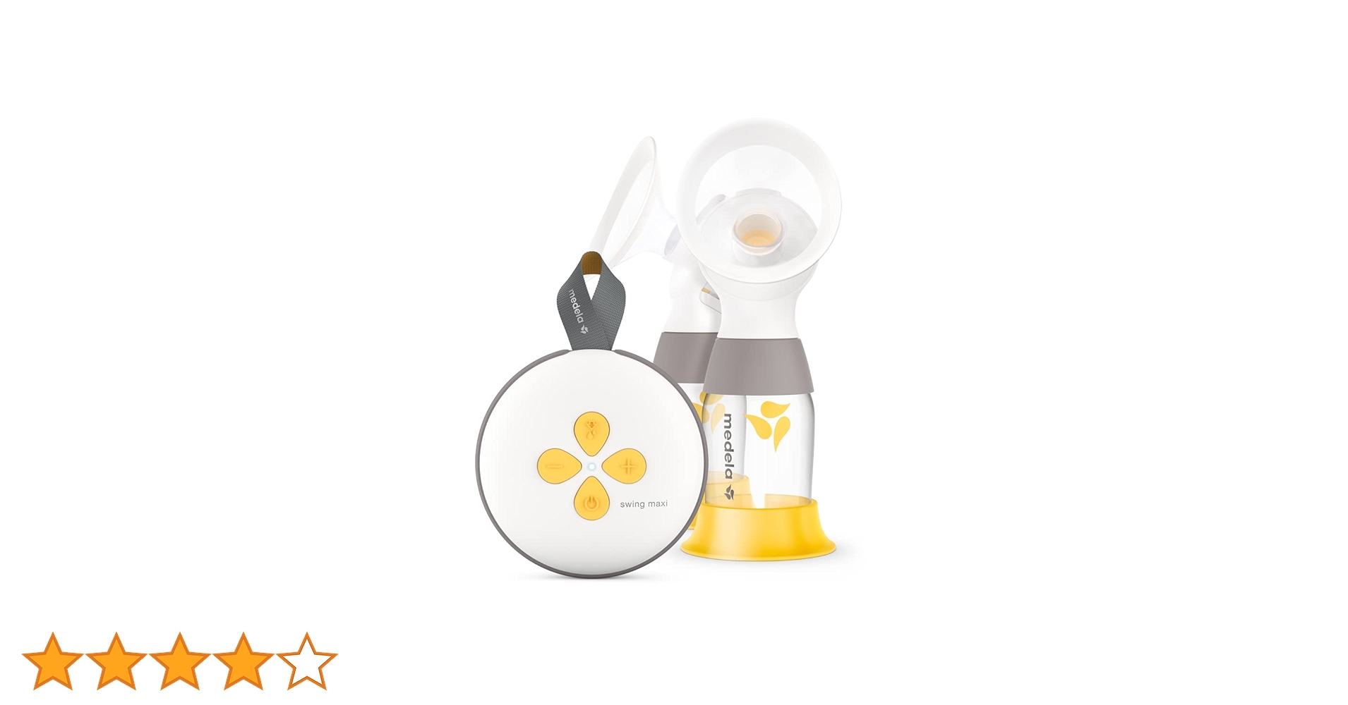 メデラ 電動さく乳器 スイング・マキシハンズフ リー ダブルポンプ 両胸用搾乳機 両胸同時で時短さく乳！スイング・マキシ電動さく乳器